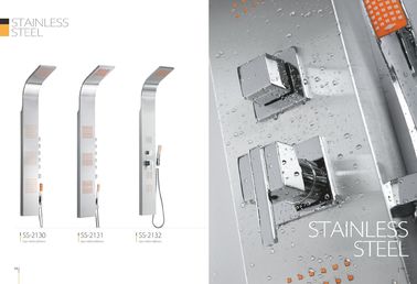 アパート/モデル部屋のステンレス鋼のシャワーのパネルの自由な組置き活字