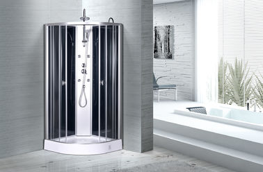 透明なガラス プレハブの浴室のシャワーの小屋の正常な温度の貯蔵