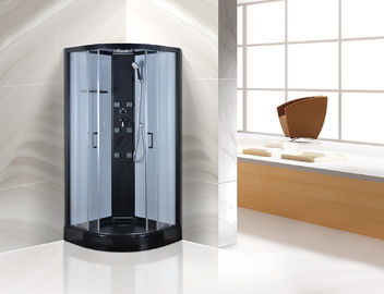 円の黒い ABS 皿の象限儀のシャワーのキュービクル、900MM の象限儀のシャワーのエンクロージャ