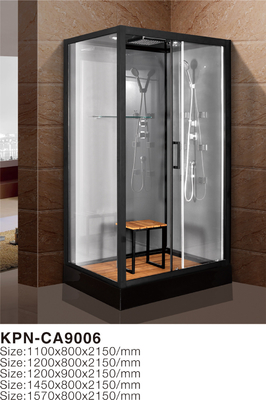 コーナーシャワーキャビネット 現代のデザインと自由立体装置
