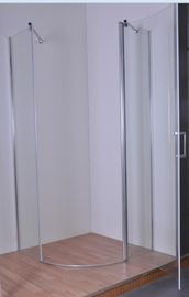 二重固定パネルとの単一の蝶番を付けられたドアの象限儀のシャワーのエンクロージャ
