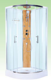 注文の象限儀の引き戸のシャワーのキュービクル、曲げられたシャワー ガラスのエンクロージャ
