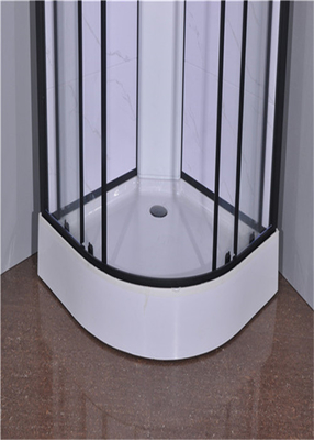 浴室のシャワーの小屋、シャワーの単位アルミニウム850 x 850 x 2250のmmの黒