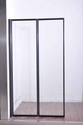 黒い   6mmの緩和されたガラス シャワーのドア1200X1950mmの滑走