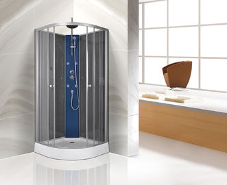 単純構造のシャワーのホールダーが付いている曲げられたシャワー室のアルミニウム ペンキ