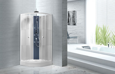 普及した白い ABS 皿のコーナーのシャワー室、円の象限儀のシャワーの小屋