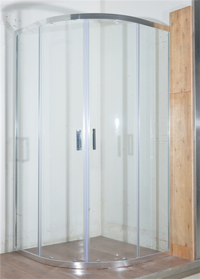 カーブコーナーシャワーキャビネット 900x900x1900mm シャワー&amp;浴室キャビネット クロムアルミニウム