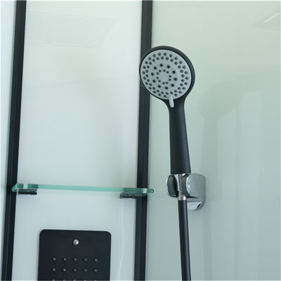 透明な緩和されたガラス固定パネルが付いている自由で永続的な象限儀のシャワーのキュービクル