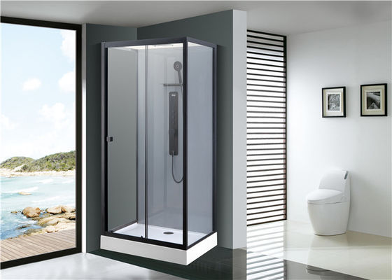 透明な緩和されたガラス固定パネルが付いている長方形の自由で永続的な象限儀のシャワーのキュービクル