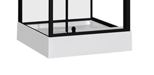 方法ピボット ドア、角のシャワー室、白いアクリルの皿が付いている正方形のシャワーの小屋