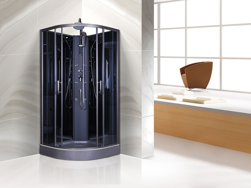 灰色のプロフィールの象限儀のシャワーのキュービクル 900 x 900 x 2250 mm SGS ISO9001 の証明