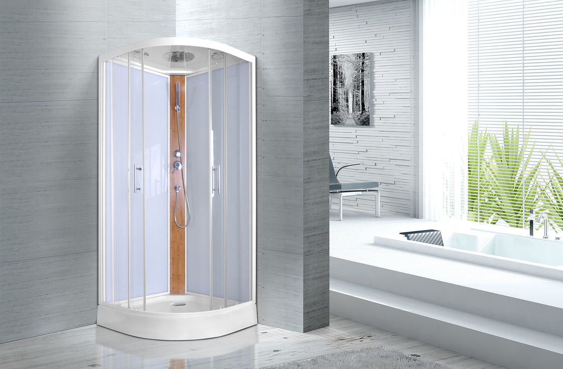 KPN52036は角のシャワーの単位、900 x 900 x 2150mmのガラス シャワーの小屋を曲げました